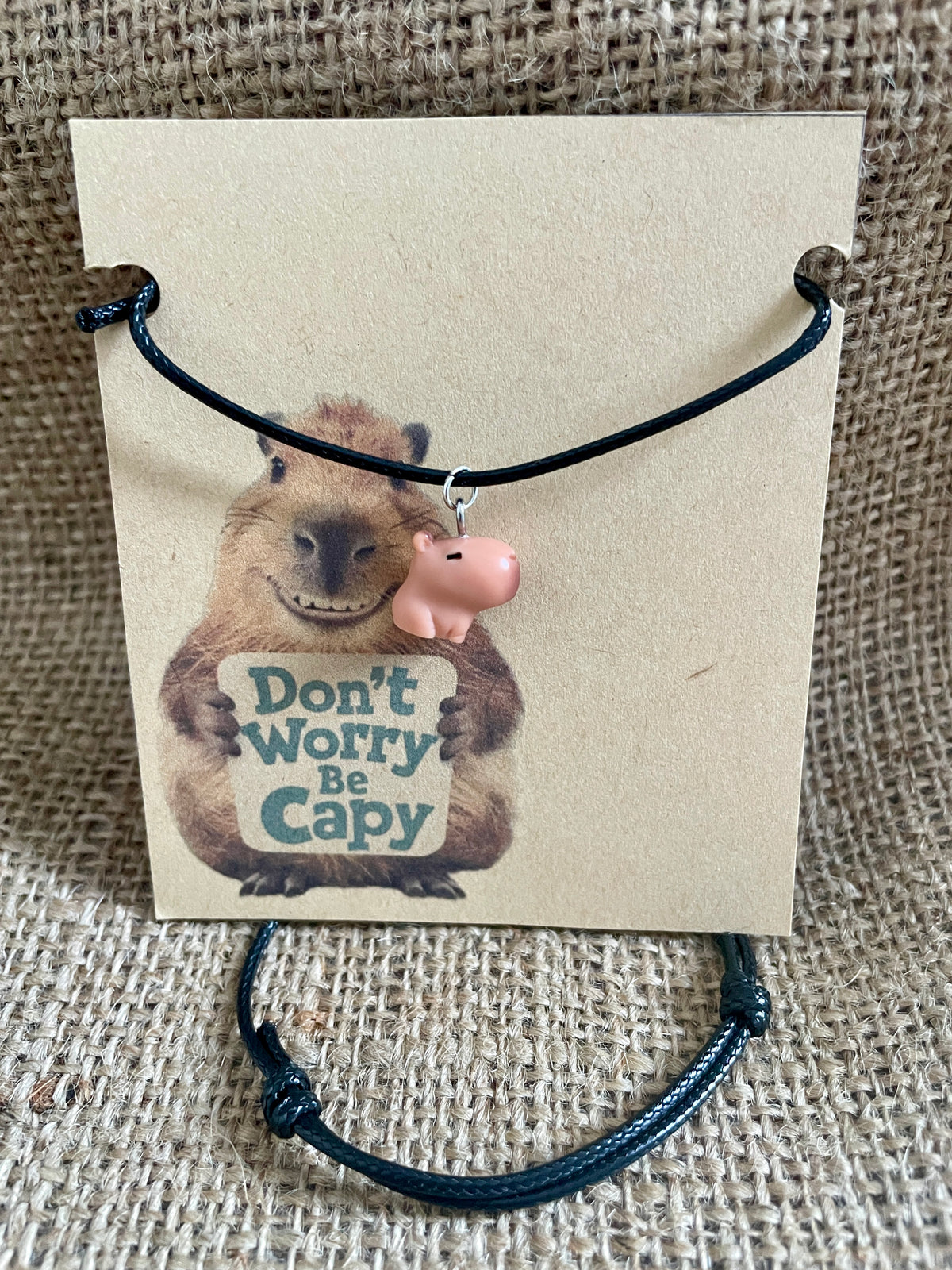 Capybara “Don’t worry be Capy!” Bracelet